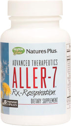 NaturesPlus Advanced Therapeutics Aller-7 Rx-Respiration - 60 Vegetarian Capsules - Respiratory Support - Gluten-Free - 30 Servings