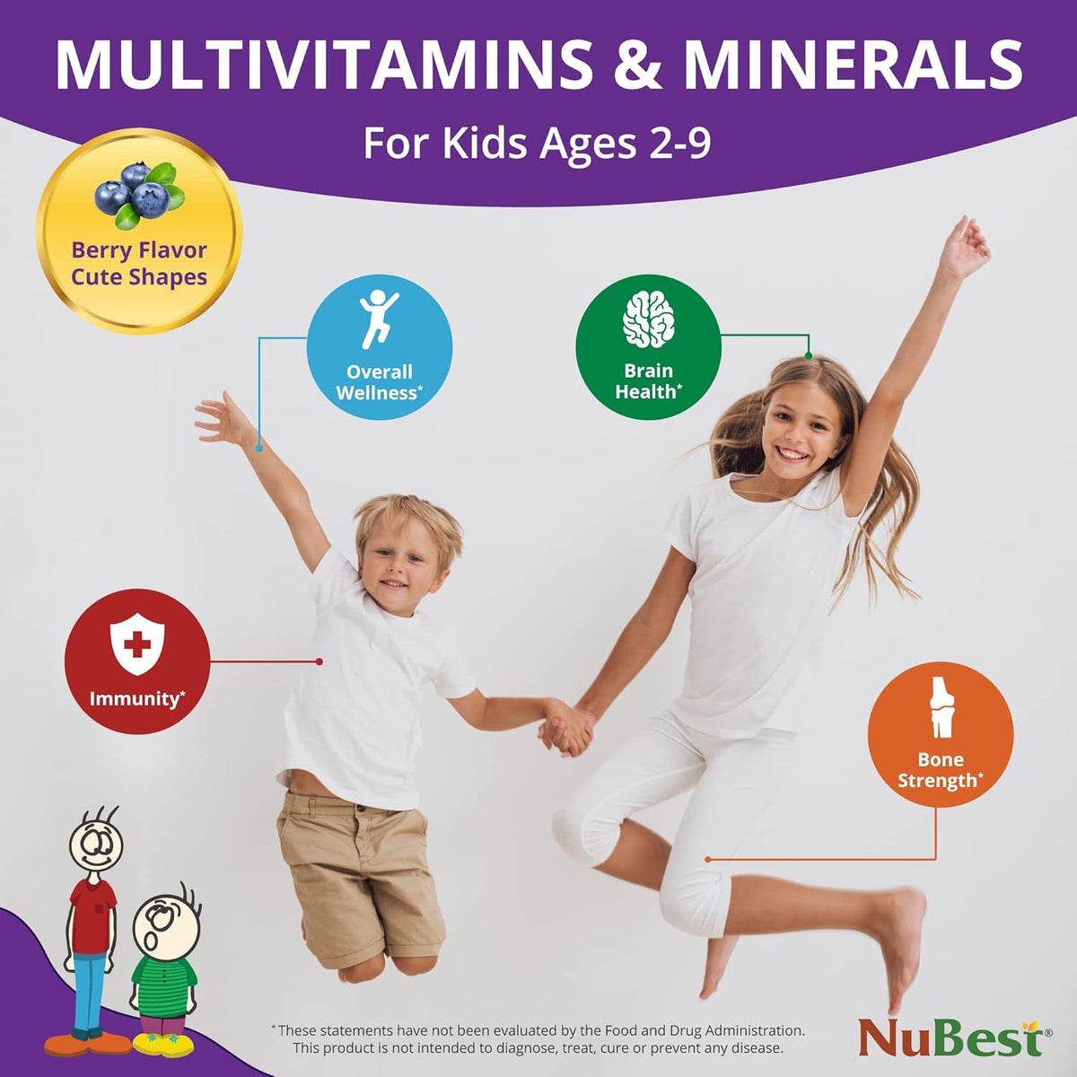 NuBest Tall Kids - Vitaminas masticables – Vitamina K2: la vitamina K contribuye a la coagulación sanguínea normal – Image 3