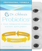 Dr. Ohhira’s Probiotics Professional Formula – Probiótico Japonés Fermentado 5 Años con Prebióticos, Probióticos y Posbióticos – 13 Cepas – 120 Cápsulas Vegetarianas