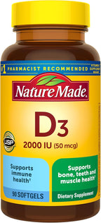 Vitamina D3 2000 UI Cápsulas Blandas – Pack de 3