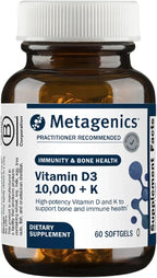Metagenics Vitamina D3 y K2 5.000 UI con MK-7, 60 Cápsulas Blandas