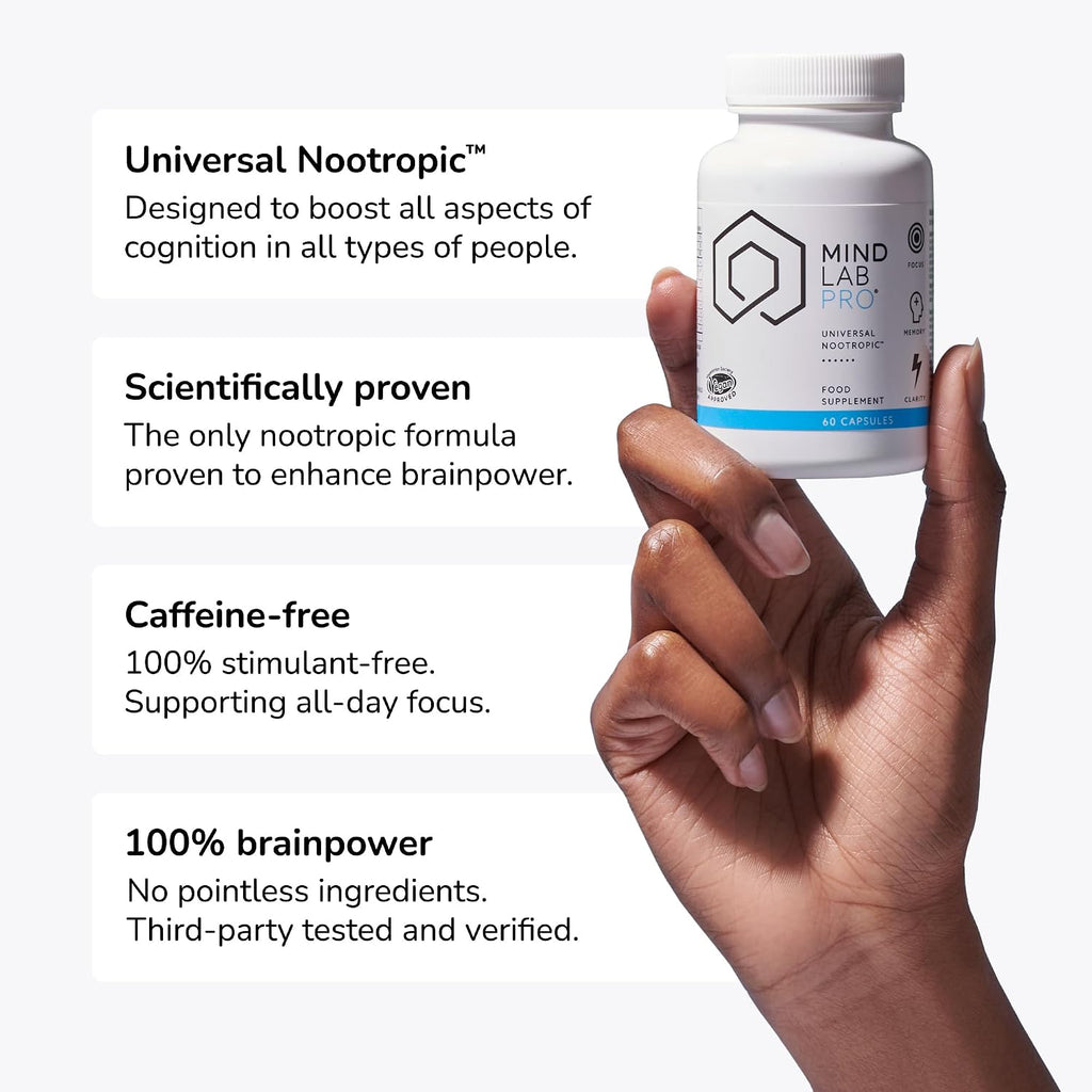 Mind Lab Pro® MLP® v4 Universal Nootropic™ – 60 Cápsulas Veganas
