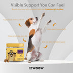 Multivitamínico para Perros 11-en-1 - 90 Chews Blandos - Glucosamina + Probióticos - Apoyo Inmunitario y Digestivo