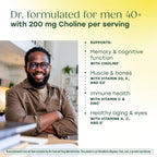 MegaFood Multivitamínico avanzado para hombres mayores de 40 años - 120 comprimidos (60 porciones)