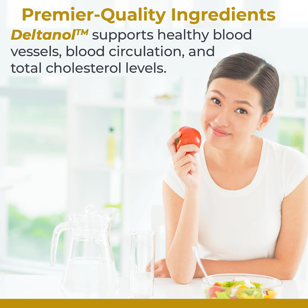 Premier Research Labs Deltanol - Tocotrienoles Vitamina E, 100 mg por Cápsula, 60 Cápsulas