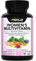 Multivitamínico Vegano para Mujeres 50+ con Superalimentos Orgánicos - 90 Cápsulas