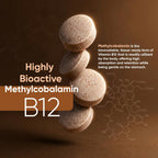 WeightWorld Vitamina B12 1000 mcg - 450 Comprimidos - Metilcobalamina Activa - Vegano, No-GMO - 1+ Año de Suministro