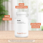 Supersmart Biotina 10.000 mcg - 120 Cápsulas Vegetales