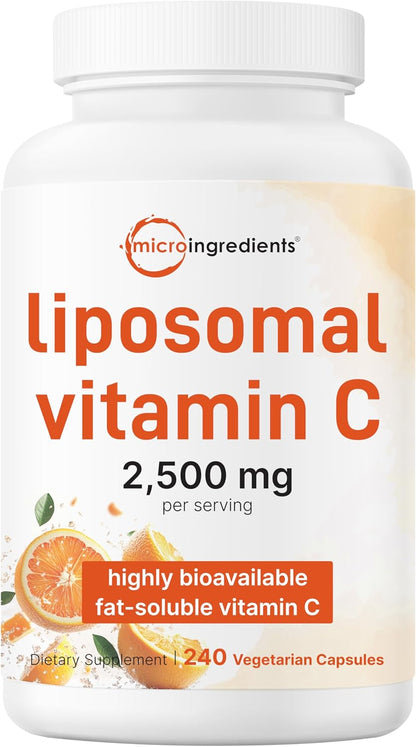Liposomal Vitamin C 2,500mg, 240 Cápsulas Vegetales – Image 1
