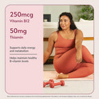 Bariatric Advantage Complejo de vitamina B50 - para pacientes de cirugía bariátrica - Mini cápsulas de alta potencia y fácil digestión - Suplementos de complejo de vitamina B - Apoyo para la salud cerebral* - 180 unidades