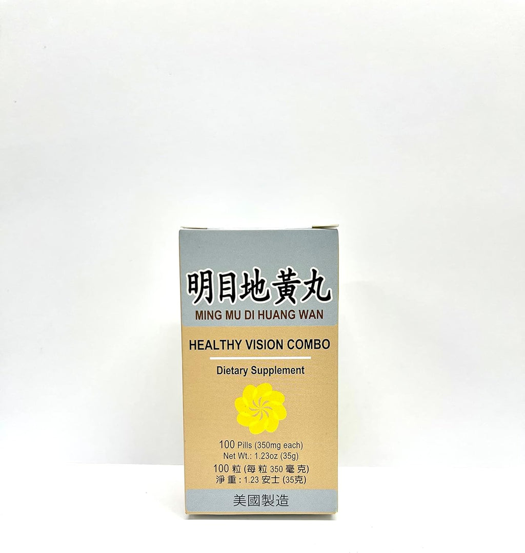 Healthy Vision Combo - Ming Mu Di Huang Wan - 100 Cápsulas (350 mg c/u)