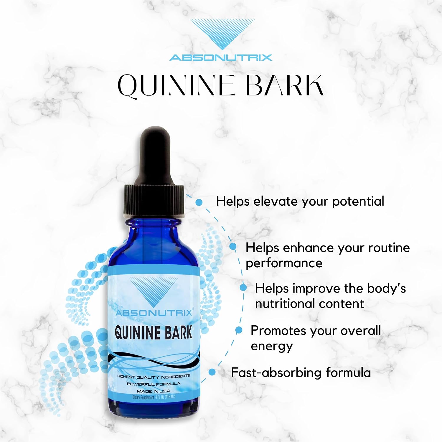 Corteza de Quina 350 mg, Líquido 118 ml (4 oz), 300 dosis - Absonutrix