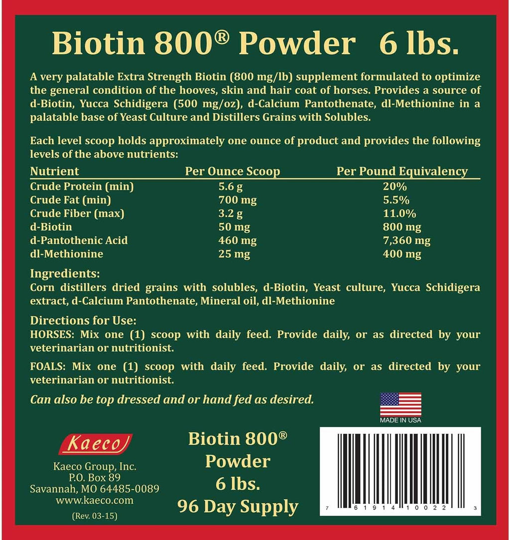 BIOTIN 800 en Polvo 2,7 kg