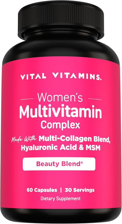 Vital Vitamins Complejo Multivitamínico para – La vitamina C contribuye a la formación normal de colágeno para el – Image 1