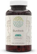 HerbEra Burdock 120 Cápsulas, 500 mg, Raíz Seca de Bardana (Arctium Lappa)