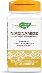 Nature's Way Niacinamida 500mg - 100 Cápsulas (Paquete de 4)