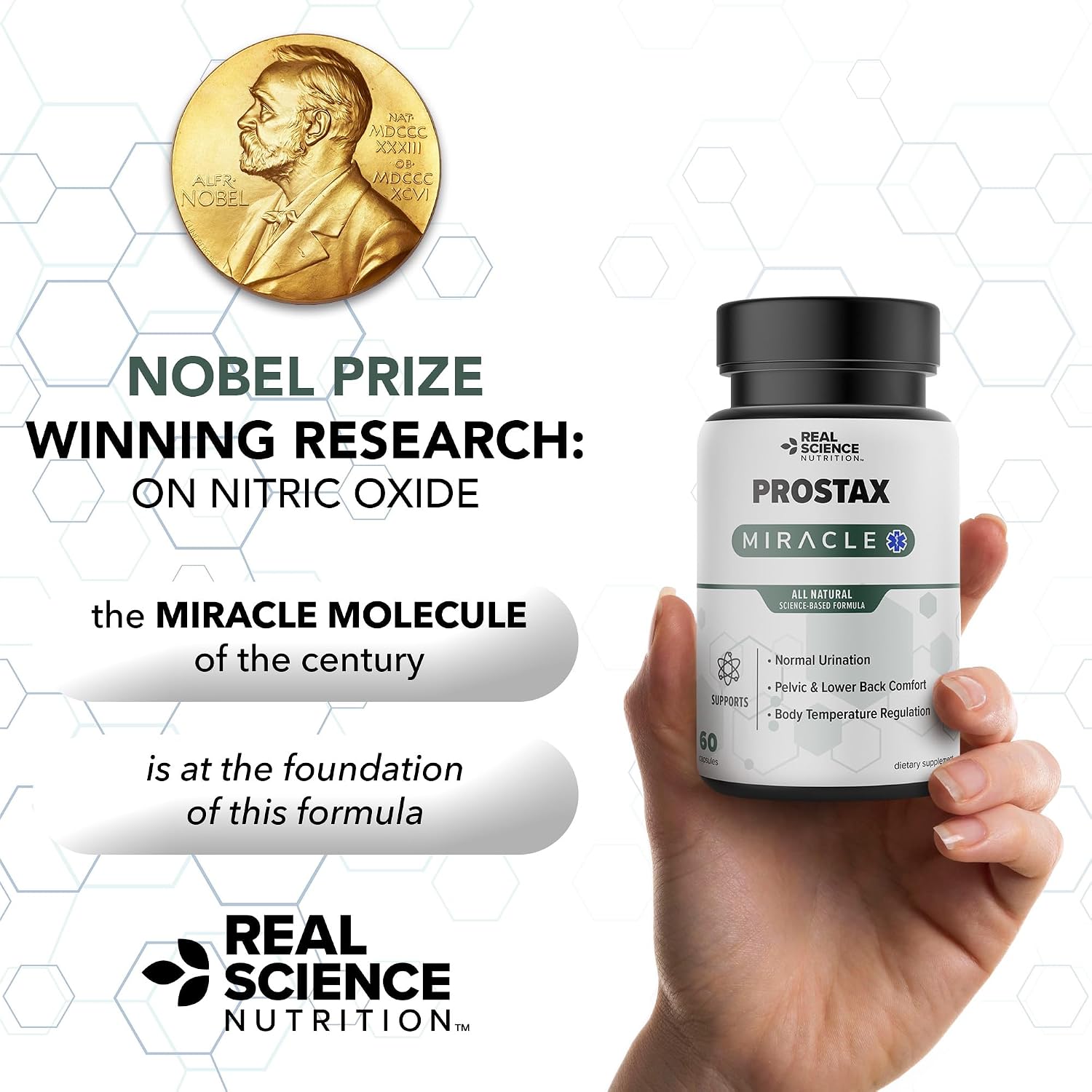 Prostax de Real Science Nutrition – Complemento para la Salud de la Próstata, Vejiga y Riñones