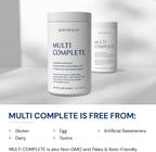 BodyHealth Multi Complete (120 Cápsulas) - Multivitamínico Diario con Alimentos Integrales, Minerales, Antioxidantes y Extractos para el Hígado