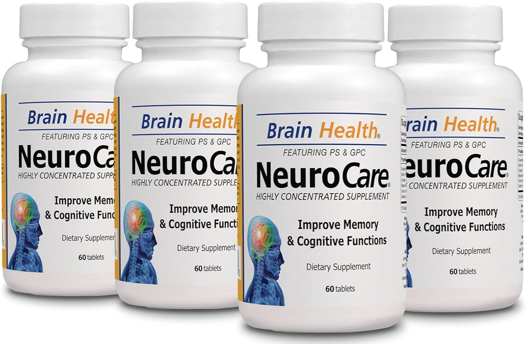 4 Neuro Care - Apoyo para la Memoria - 100% Natural - Complemento Alimenticio