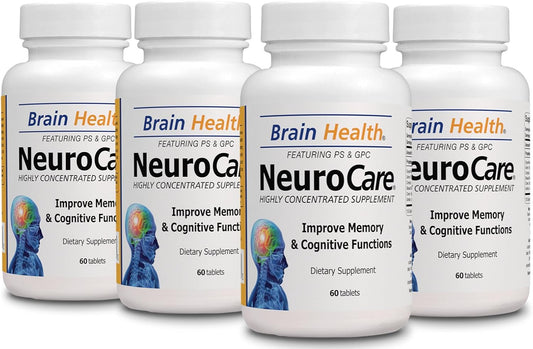 4 Neuro Care - Apoyo para la Memoria - 100% Natural - Complemento Alimenticio