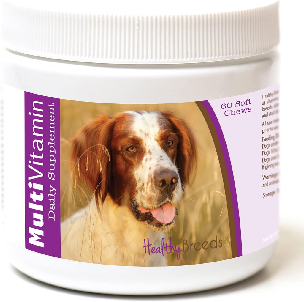 Healthy Breeds Multivitamínico para Perros Irish Red and White Setter - 60 Masticables Blandos