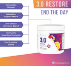 Youngevity Beyond Tangy Tangerine 3.0 Rise & Restore | Dual-System Supplement for Day & Night | Natural Energy, Cognitive Immune & Digestive Support | Acai Pomegranate & Raspberry Lemon