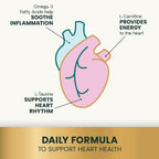 VetriScience Extra Strength Healthy Heart Chews - Suplemento Cardíaco para Perros con Taurina, Carnitina, CoQ10 y Espino, Sabor a Pollo, 60 unidades