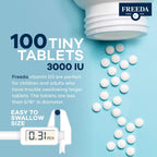 FREEDA Vitamina D3 3000 IU - 100 Comprimidos