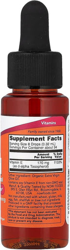 NOW Foods Aceite de Vitamina E, 23000 UI, 30 ml