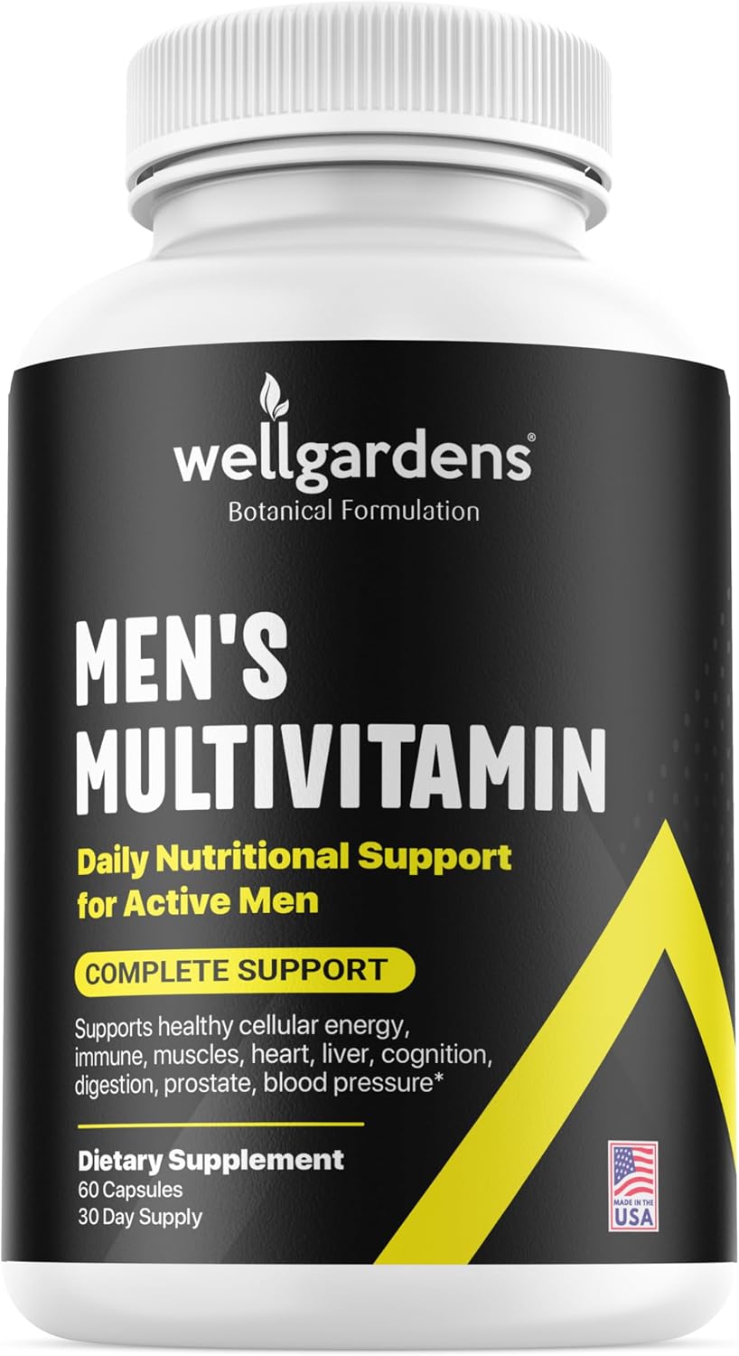 Multivitamínico Diario para Hombres con Saw Palmetto, Luteína y Licopeno - 60 Cápsulas