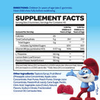 Smurfs Kids Calm Gummies - Gomitas Calmantes para Niños con Melisa y L-Teanina