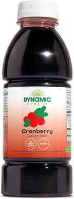 Dynamic Health Concentrado Puro de Zumo de Cereza Negra sin Endulzar, 100% Jugo Concentrado, 240 ml