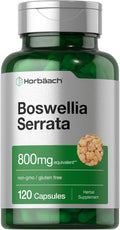Horbäach Extracto de Boswellia Serrata en Cápsulas | 120 uds | Suplemento Herbal | No Transgénico, Sin Gluten