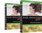Wellgenix Purvana MAX – Biotina 5000mcg con MSM y Complejo B – Contribuye al Mantenimiento del Cabello, Piel y Uñas – 60 Cápsulas Veganas (Pack de 2)