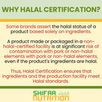 SHIFAA NUTRITION Vitamina D3 5000 IU Halal - 120 Cápsulas Blandas - No-GMO, Sin Gluten