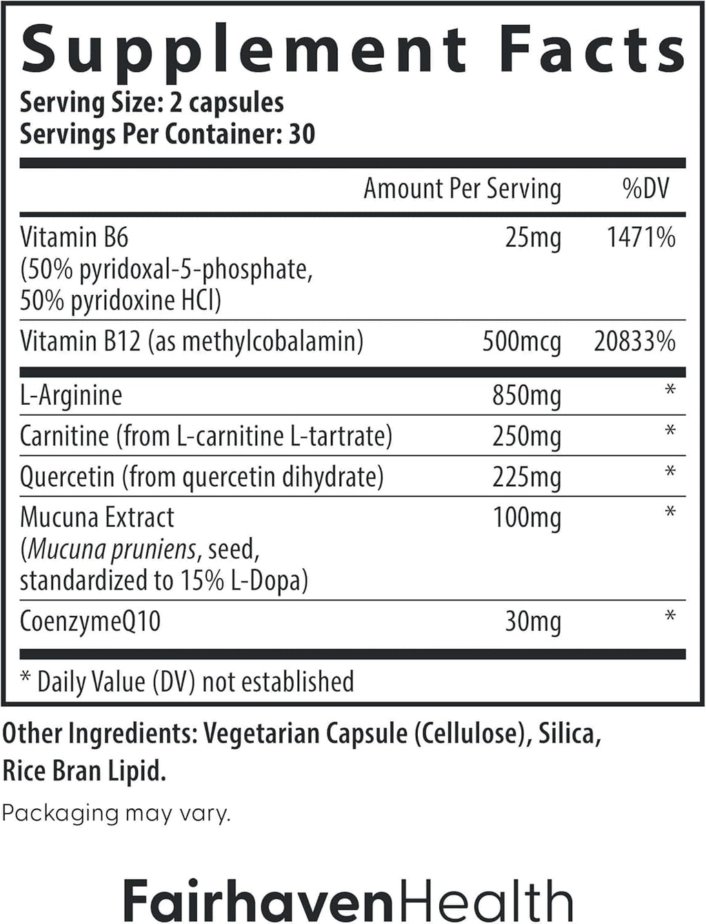 Fairhaven Health MotilityBoost para hombres | Suplemento de fertilidad masculina | 60 cápsulas