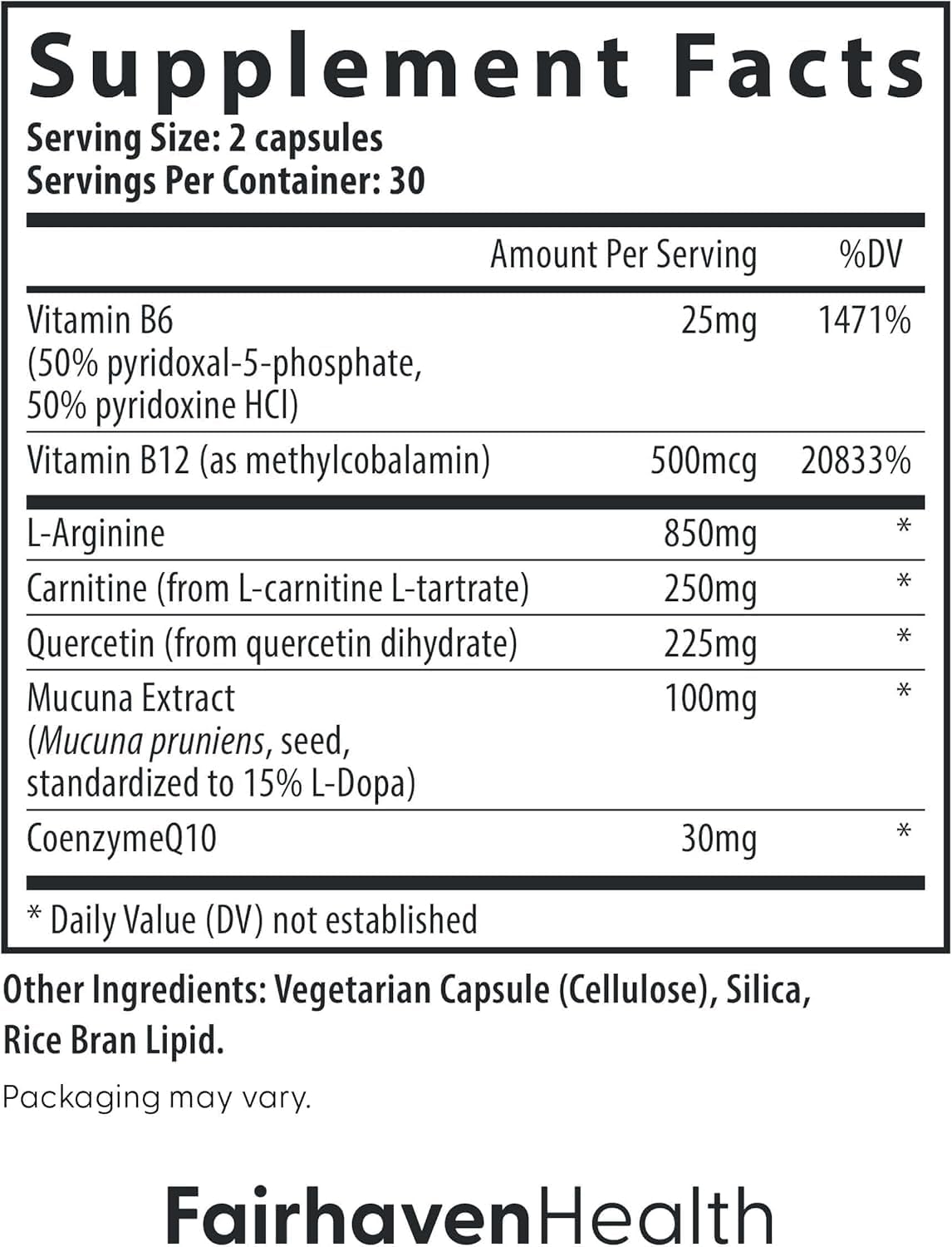 Fairhaven Health MotilityBoost para hombres | Suplemento de fertilidad masculina | 60 cápsulas