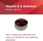 Protocol for Life Balance E-400 268 (400 UI) - Vitamin E with Selenium and Mixed Tocopherols - 120 Softgels