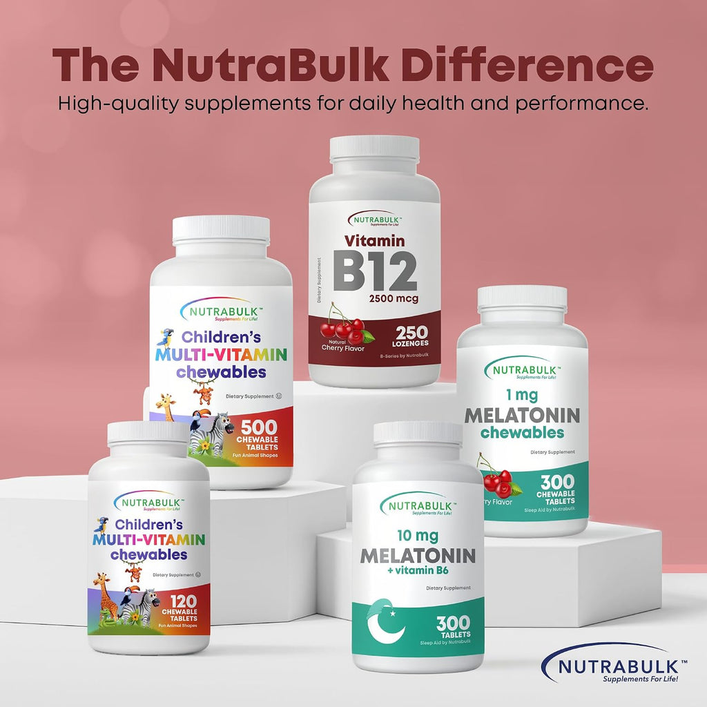 Vitamina B12 2500 mcg Pastillas Sublinguales Sabor Cereza - NutraBulk