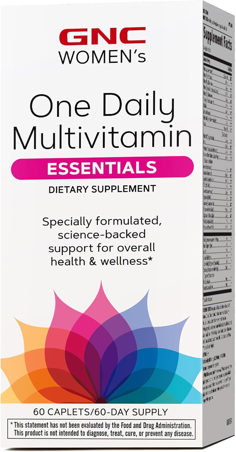 GNC Women's One Daily Multivitamin Essentials - Multivitamínico Diario para Mujeres (60 Comprimidos)