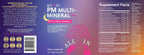 All In Nutritionals PM Multi-Mineral+ - Minerales Integrales para la Noche, Vegano