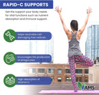 America Medic & Science Rapid-C 1000 mg Vitamina C (5 x 100 Comprimidos)