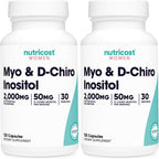Nutricost Myo Inositol & D-Chiro Inositol 2000mg, 120 Cápsulas