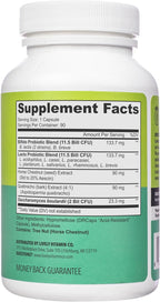 LIVELY VITAMIN CO. Great Guts Probiotic - 25 Billion CFU - Equilibrio Intestinal - 90 Cápsulas
