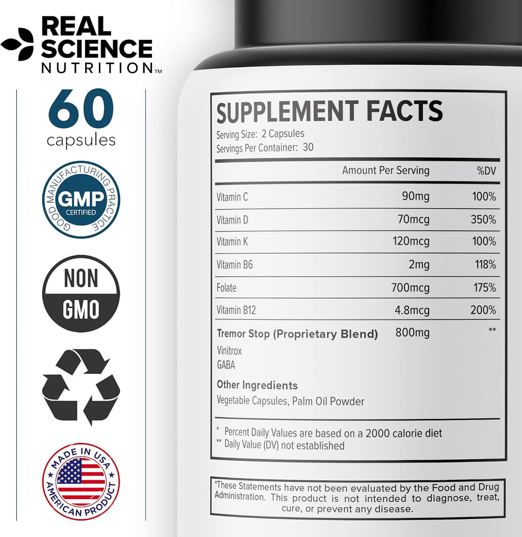 Real Science Periph-Artery – Suplemento Vascular para la Circulación y Fuerza Arterial – con Vinitrox y GABA – 60 Cápsulas
