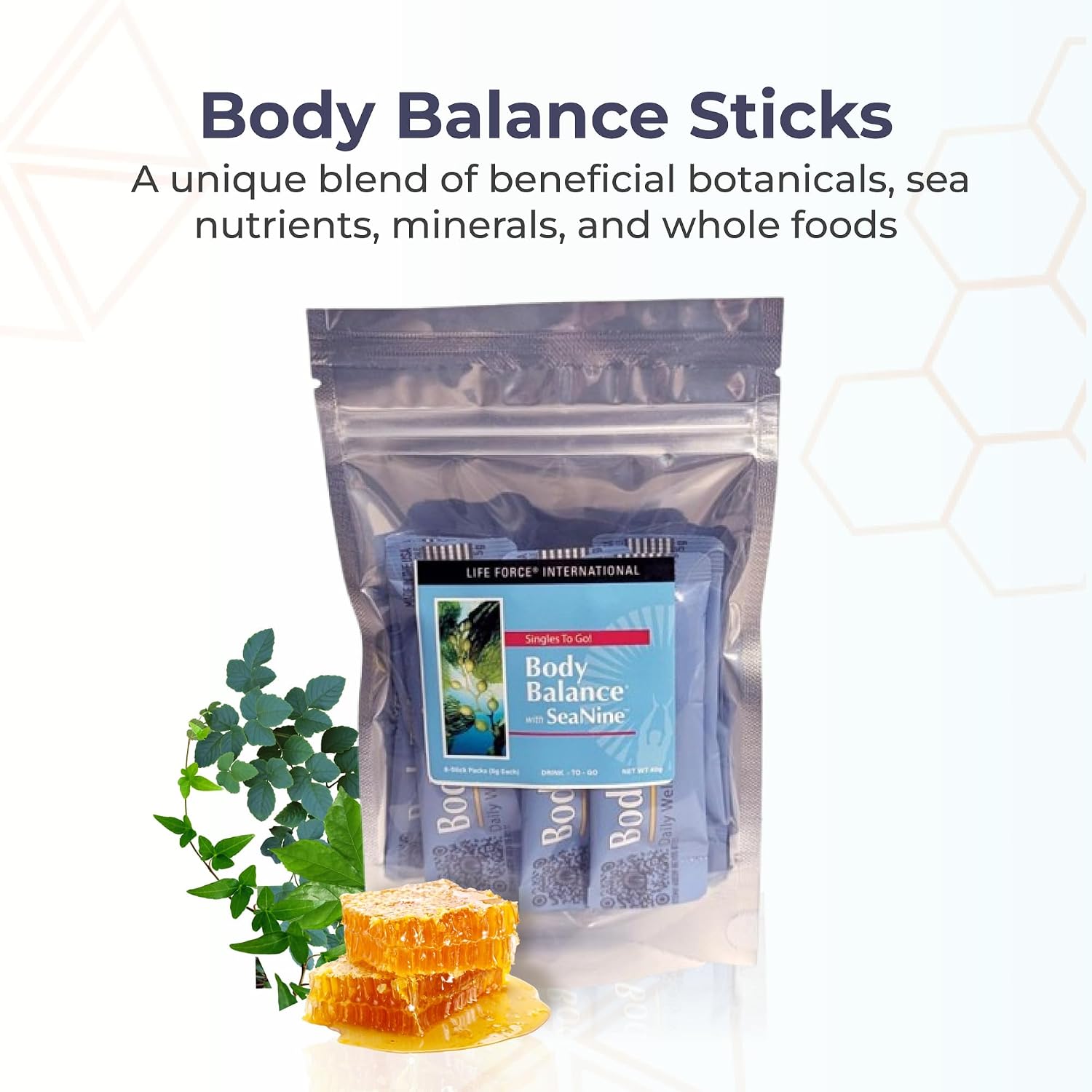 Youngevity Body Balance Sticks - Nutrición Vegetal Marina y Terrestre (8 Sticks)