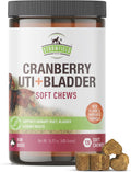 Strawfield Pets Cranberry Bladder & UTI Chews para Perros con D-Mannosa + Vitamina C - Snacks Blandos Sabor Bacon (120 unidades)