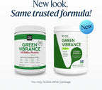 Vibrant Health, Green Vibrance, Superalimento Vegano en Polvo, Aumenta la Energía, 60 Porciones