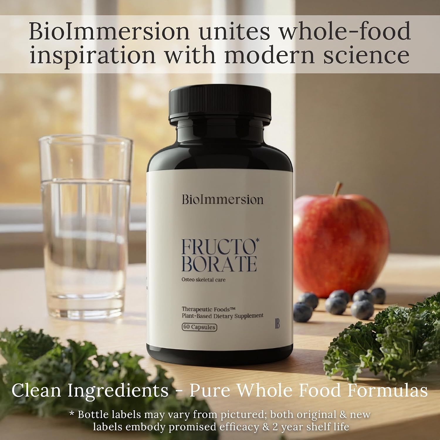Suplemento de Boro Biodisponible, 6mg, 60 Cápsulas - Fructo Borato - BioImmersion