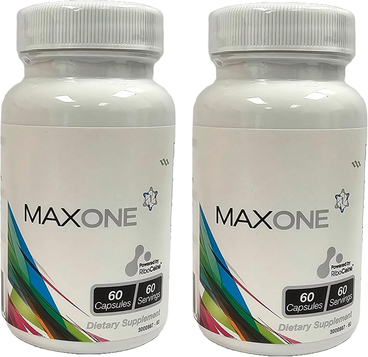 Max One, Suplemento de Riboceine, 60 Cápsulas Vegetales, 30 Dosis (Pack de 2) – Image 1